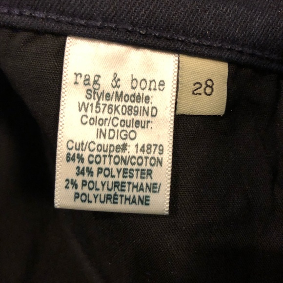 NWOT Rag & Bone 10" Capri Jean - 28 - Picture 4 of 9